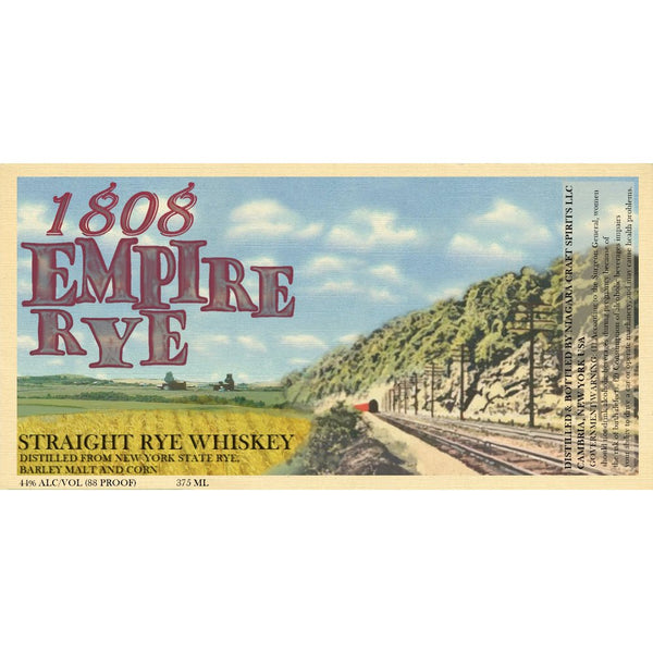 1808 Empire Rye Straight Rye Whiskey - Main Street Liquor