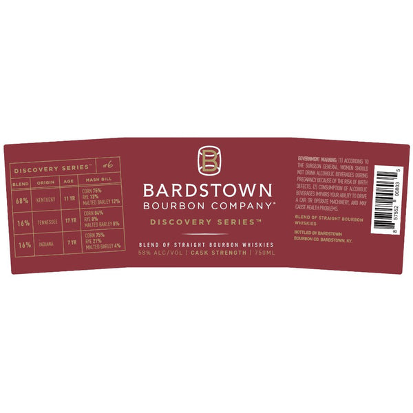 Bardstown Bourbon Company Discovery Series #6 - Main Street Liquor