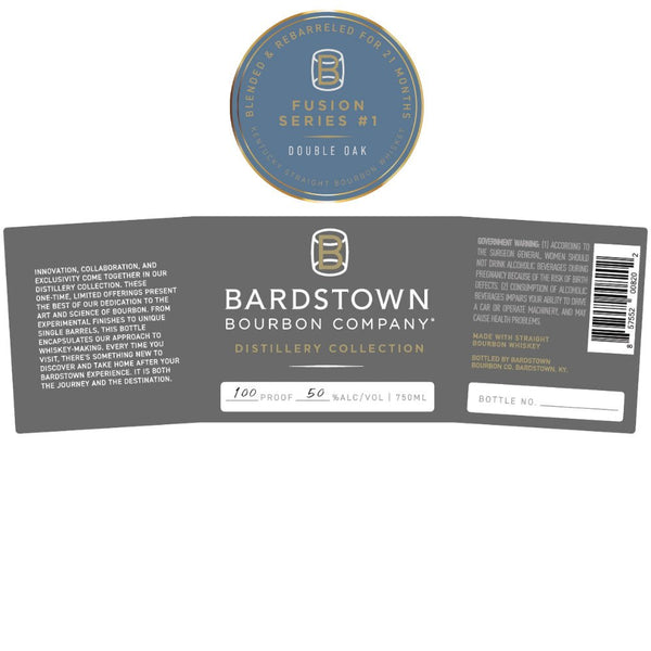 Bardstown Bourbon Company Fusion Series #1 Double Oak - Main Street Liquor