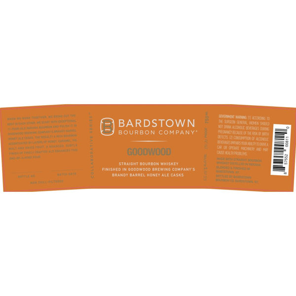 Bardstown Bourbon Goodwood Honey Ale Finish 2 - Main Street Liquor