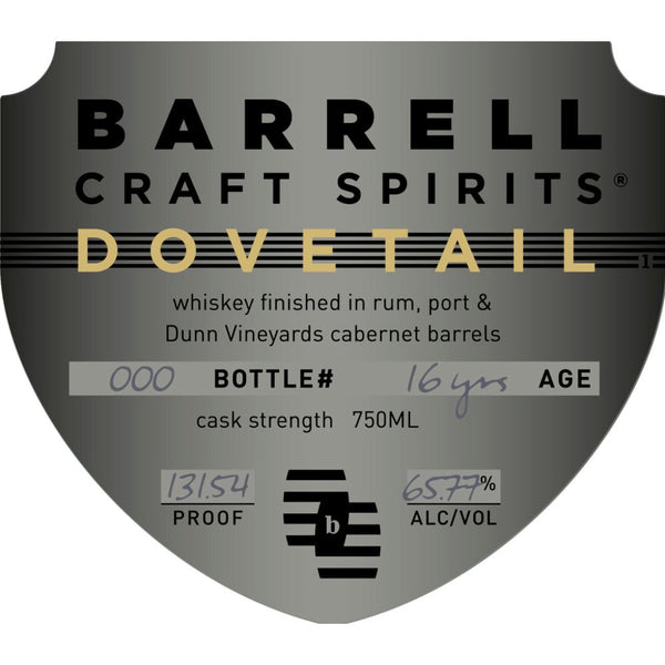 Barrell Craft Spirits Gray Label Dovetail - Main Street Liquor