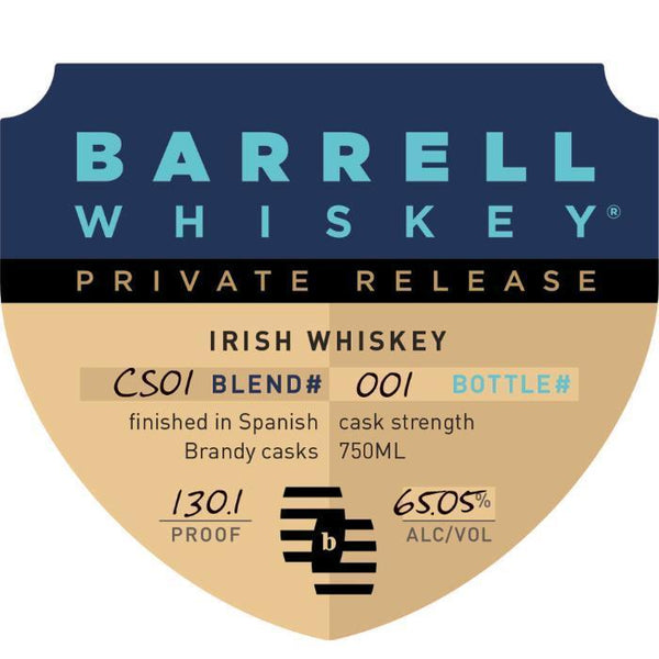 Barrell Private Release Irish Whiskey - Main Street Liquor