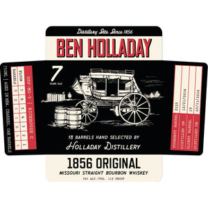 Ben Holladay 18 Barrels 1856 Original Straight Bourbon - Main Street Liquor