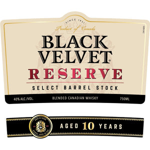 Black Velvet Reserve 10 Year Old Canadian Whisky - Main Street Liquor