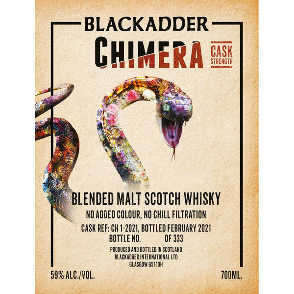 Blackadder Chimera Cask Strength - Main Street Liquor