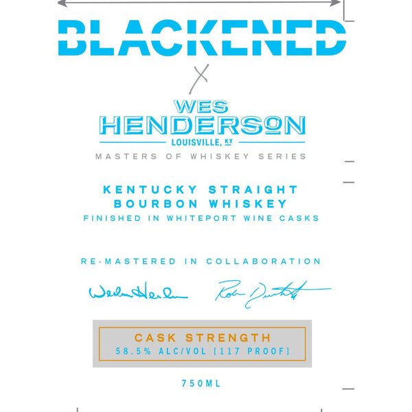 Blackened X Wes Henderson Cask Strength Bourbon By Metallica - Main Street Liquor
