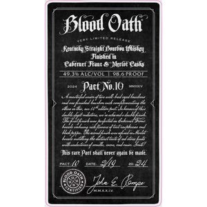 Blood Oath Pact No. 10 - Main Street Liquor