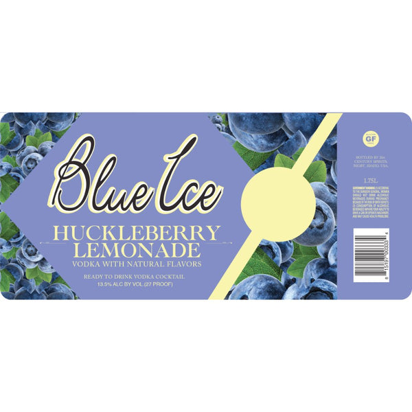 Blue Ice Huckleberry Lemonade Vodka Cocktail 1.75mL - Main Street Liquor