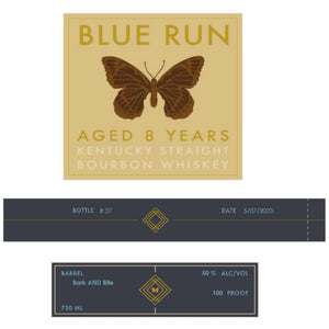 Blue Run 8 Year Old Bark and Bite Straight Bourbon - Main Street Liquor