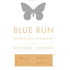 Blue Run 'Punch Bowl' Single Barrel Bourbon 2023 - Main Street Liquor