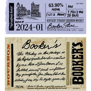 Booker's Bourbon 2024-01 “Springfield Batch” - Main Street Liquor