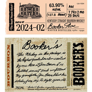 Booker's Bourbon 2024-02 “The Beam House Batch” - Main Street Liquor