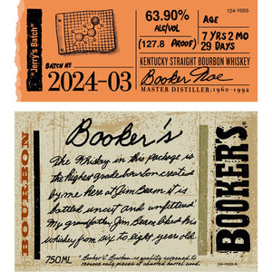 Booker's Bourbon 2024-03 “Jerry’s Batch” - Main Street Liquor