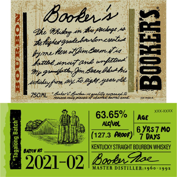 Booker's Tagalong Batch 2021-02 - Main Street Liquor