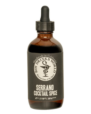 Boy Drinks World Serrano Cocktail Spice (4 oz) - Main Street Liquor