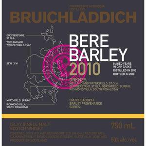 Bruichladdich Bere Barley 2010 - Main Street Liquor