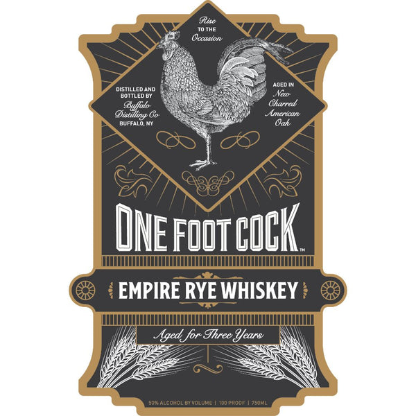 Buffalo Distilling One Foot Cock Empire Rye - Main Street Liquor