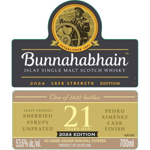Bunnahabhain 21 Year Old Cask Strength 2024 Edition - Main Street Liquor