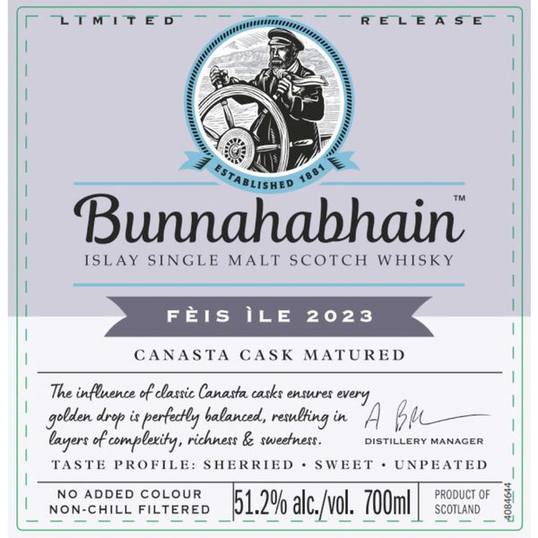 Bunnahabhain Fèis ìle 2023 Canasta Cask Matured - Main Street Liquor