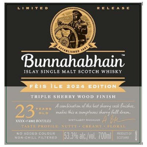 Bunnahabhain Fèis ìle 2024 Triple Sherry Wood Finish - Main Street Liquor