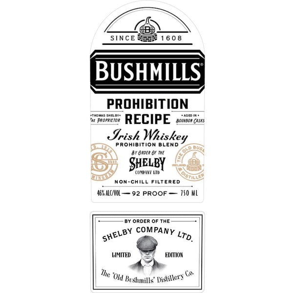 Bushmills Peaky Blinders Prohibition Recipe - Main Street Liquor