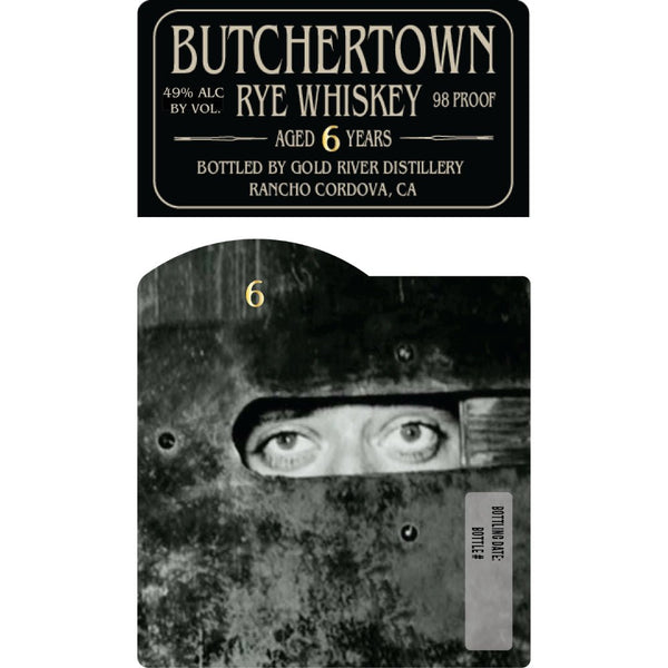 Butchertown 6 Year Old Rye Whiskey - Main Street Liquor