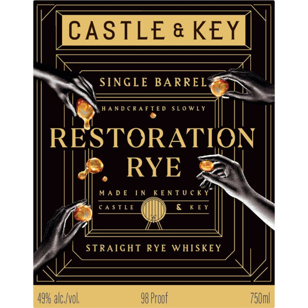 Castle & Key Restoration Rye Single Barrel 2024 Release - Main Street Liquor