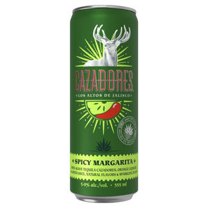Cazadores Spicy Margarita Canned Cocktail 4pk - Main Street Liquor