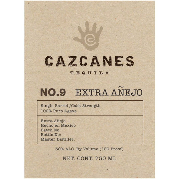 Cazcanes No. 9 Extra Anejo Tequila - Main Street Liquor