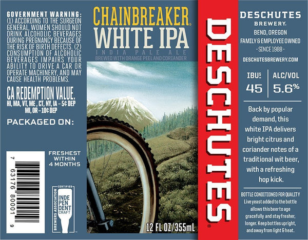 Chainbreaker White IPA | Deschutes - Main Street Liquor
