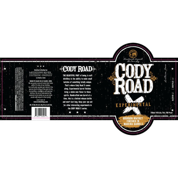 Cody Road Experimental Bourbon Finished in Madeira Barrels - Main Street Liquor