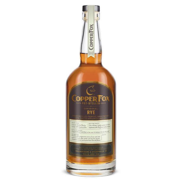 Copper Fox Rye Whisky - Main Street Liquor
