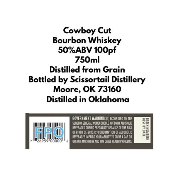 Cowboy Cut Bourbon Whiskey - Main Street Liquor