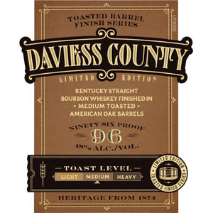 Daviess County Limited Edition Medium Toasted Straight Bourbon - Main Street Liquor