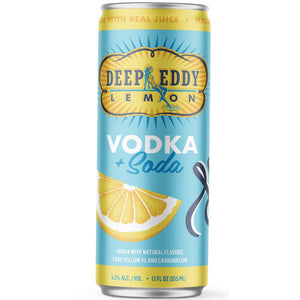 Deep Eddy Lemon Vodka Soda 4 Pack - Main Street Liquor