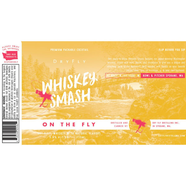 Dry Fly Whiskey Smash Cocktail - Main Street Liquor