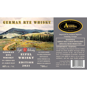 Eifel German Rye Whisky 2021 Edition - Main Street Liquor