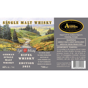 Eifel German Single Malt Whisky 2021 Edition - Main Street Liquor