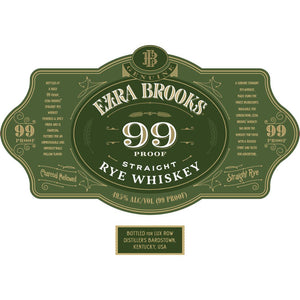 Ezra Brooks 99 Proof Straight Rye - Main Street Liquor