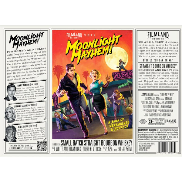 Filmland Spirits Moonlight Mayhem! Straight Bourbon - Main Street Liquor