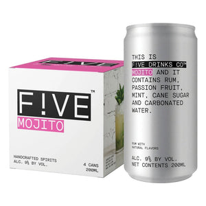 Five Drinks Mojito 4PK - Main Street Liquor