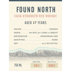 Found North Batch 003 Aged 17 Years - Main Street Liquor