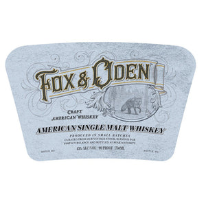 Fox & Oden American Single Malt Whiskey - Main Street Liquor