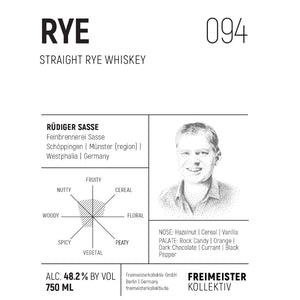 Freimeister Kollektiv Straight Rye Whiskey 094 - Main Street Liquor