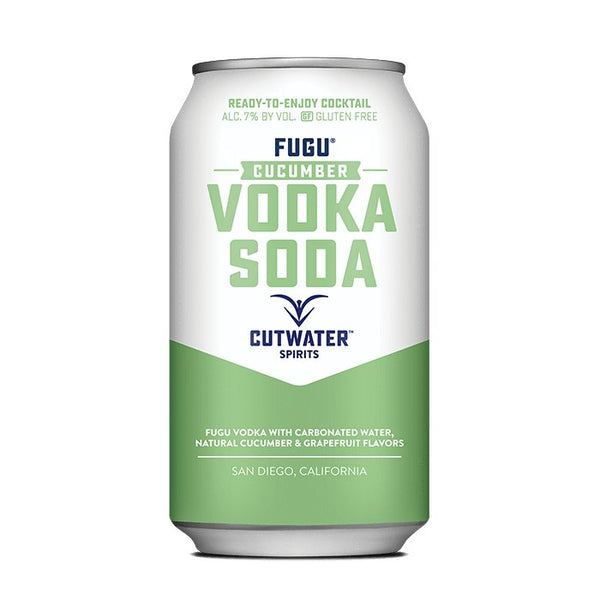 Fugu Cucumber Vodka Soda (4 Pack - 12 Ounce Cans) - Main Street Liquor