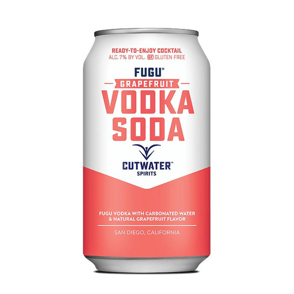 Fugu Grapefruit Vodka Soda (4 Pack - 12 Ounce Cans) - Main Street Liquor