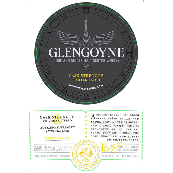 Glengoyne Cask Strength Batch No. 010 - Main Street Liquor