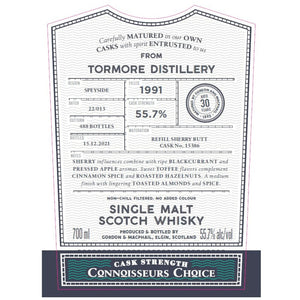Gordon and Macphail Tormore 30 Year Old Connoisseurs Choice - Main Street Liquor