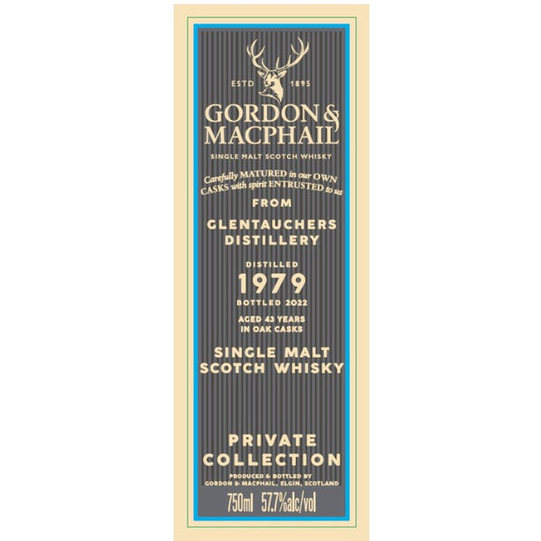 Gordon & Macphail 1979 Glentauchers 43 Year Old - Main Street Liquor
