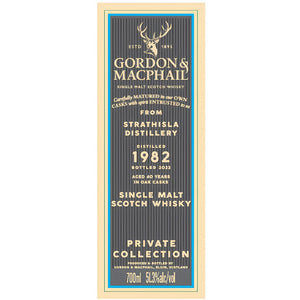 Gordon & Macphail 1982 Strathisla 40 Year Old Private Collection - Main Street Liquor